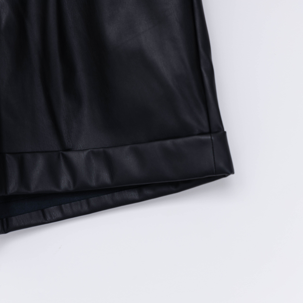 New Joys PU Short Pants